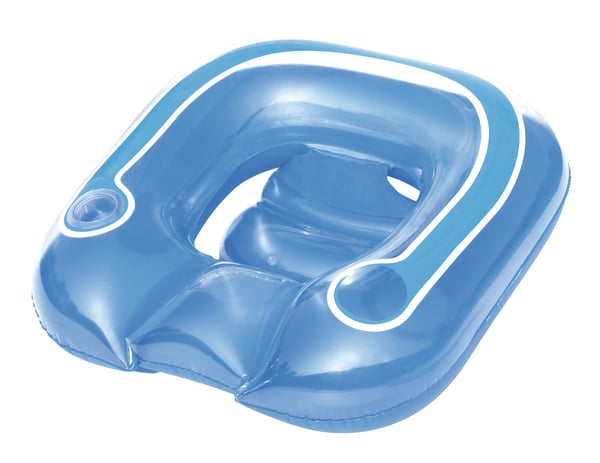 Bestway 43097 pool- och badmadrass Blå, Transparent Mönstrad Vinyl Sittring