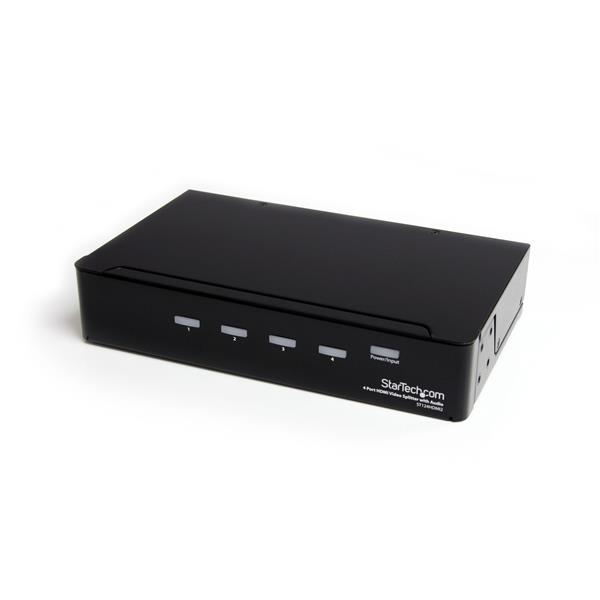 StarTech.com ST124HDMI2 video-splitter HDMI 4x HDMI