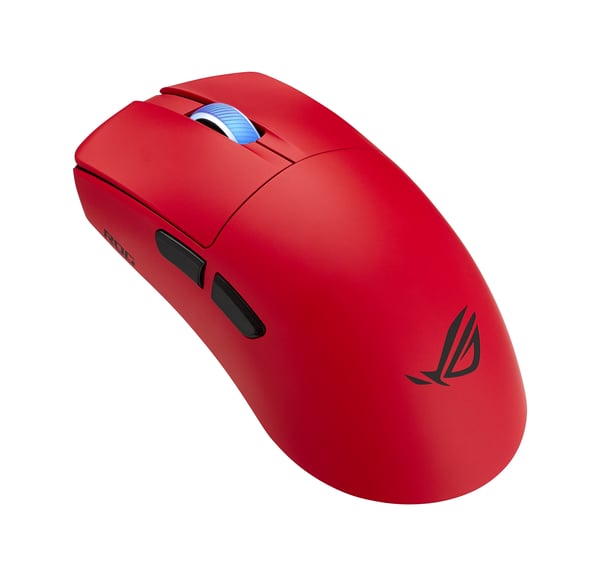 ASUS ROG Harpe II Ace RED hiiri Pelaaminen Oikeakätinen RF Wireless + Bluetooth + USB Type-A Optinen 42000 DPI