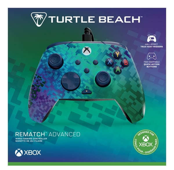 Turtle Beach Rematch Advanced Wired (2025) Flerfarvet USB Gamepad Analog PC, Xbox One, Xbox One S, Xbox One X, Xbox Series S, Xbox Series X