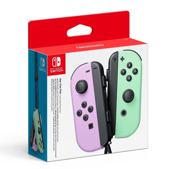 Nintendo Joy-Con Grøn, Violet Bluetooth Gamepad Digital Nintendo Switch, Nintendo Switch OLED