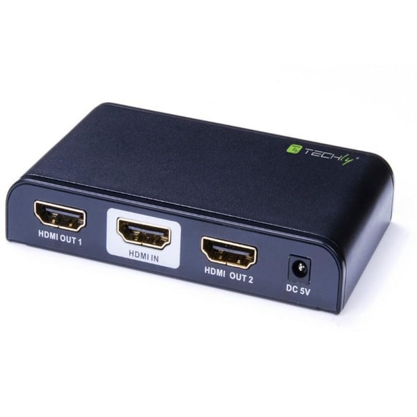 Techly IDATA HDMI2-4K2 bilddelare HDMI 2x HDMI Techly IDATA HDMI2-4K2 bilddelare HDMI 2x HDMI