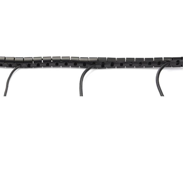 StarTech.com CMSCOILED4 Kabelbuntningsslang (2,5 m, 45 mm / 1,8 tum diameter, expanderbar spiral)