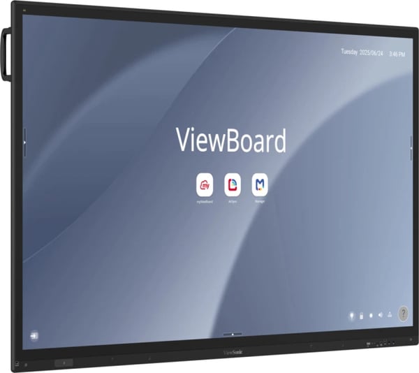 Viewsonic IFP7563-1C Interaktivt whiteboard 190,5 cm (75") 3840 x 2160 pixel Berøringsskærm Sort