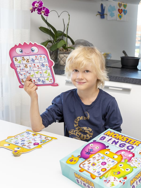Monster Bingo - sjovt brætspil for børn 56309 TACTIC