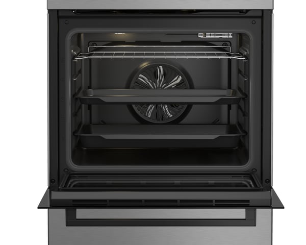 Beko FBE62120XD Vapaasti seisova liesi Sähkö Kaasuliesi Ruostumaton teräs