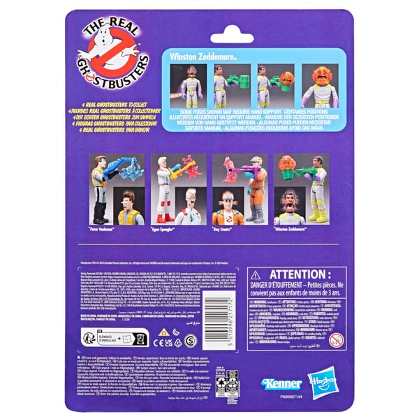 Hasbro Ghostbusters Kenner Classics Winston Zeddemore & Scream Roller Ghost