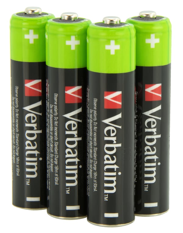 Verbatim 49514 husholdningsbatteri Genopladeligt batteri AAA Nikkel-Metalhydrid (NiMH)