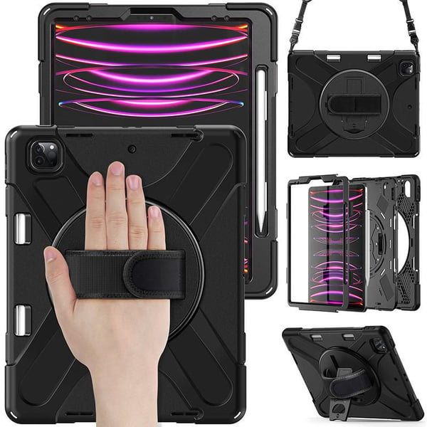 eSTUFF CHICAGO Full Body Defender -suojakotelo iPad Air 12.9 2024 (ES683312-BULK)