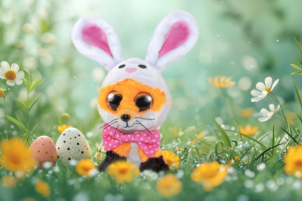 Lumo Stars Easter Fox Funny