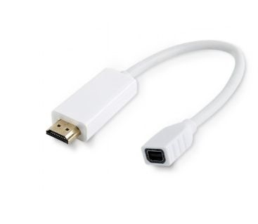 Microconnect HDMMDP videokabeladapter 0,1 m HDMI Typ A (standard) Mini DisplayPort Vit