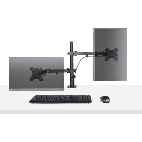 StarTech.com A2-LAPTOP-DESK-MOUNT monitorin kiinnike ja jalusta 86,4 cm (34") Vastaanotto Musta