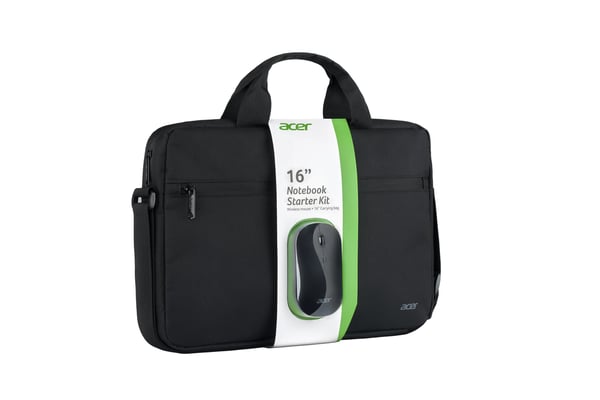 Acer GP.ACC11.03V taske og etui til laptop 40,6 cm (16") Mappe Sort