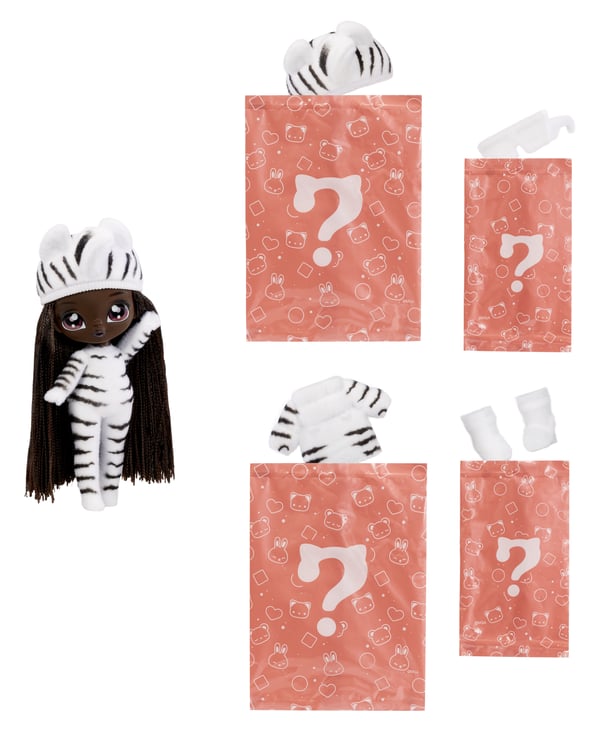Na! Na! Na! Surprise Na! Na! Na! Fuzzy Surprise - Zebra Girl
