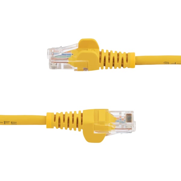 StarTech.com 10 m Cat5e Ethernet-netværkskabel uden modhager med RJ45 - Cat 5e UTP-kabel - Gul - Patch-ka
