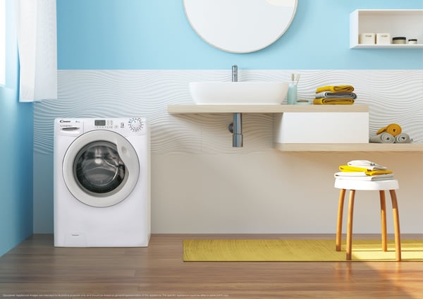 Candy EY4061DW4/1-S vaskemaskine Front-læsning 6 kg 1000 rpm Hvid