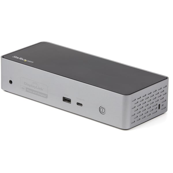 StarTech.com USB-C Dock, 4K 60Hz Quad Monitor DisplayPort & HDMI, Universell USB C Dockingstation med