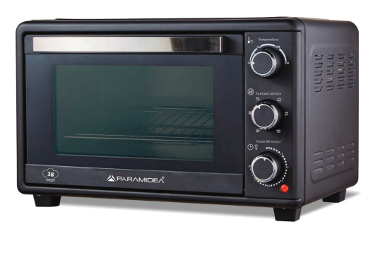 Pyramidea FOK6512R ugnar 65 l 2000 W Svart