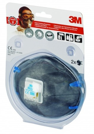 3M 9922C2 Ansiktsmask 2 styck