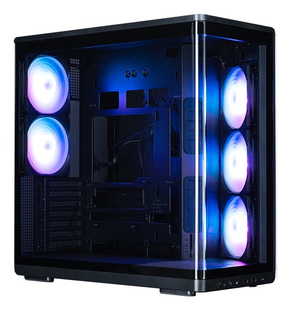 Zalman P60 BLACK datorväskor Midi Tower Svart