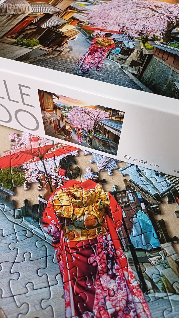 Tactic Puzzle Lovers Woman walking in Kyoto 1000 pcs puzzle