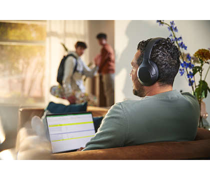 Philips TPV TAH8507BK Hörlurar Trådlös Huvudband Samtal/musik Bluetooth Svart