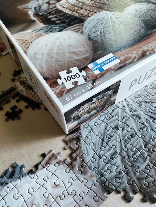 Tactic Cute Kittens 1000 pcs Puslespil 1000 stk Dyr