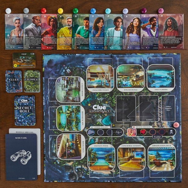 Cluedo Conspiracy 45 min Brädspel Detektiv