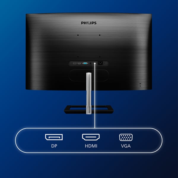 Philips E Line 322E1C/00 tietokoneen litteä näyttö 80 cm (31.5") 1920 x 1080 pikseliä Full HD LCD Musta