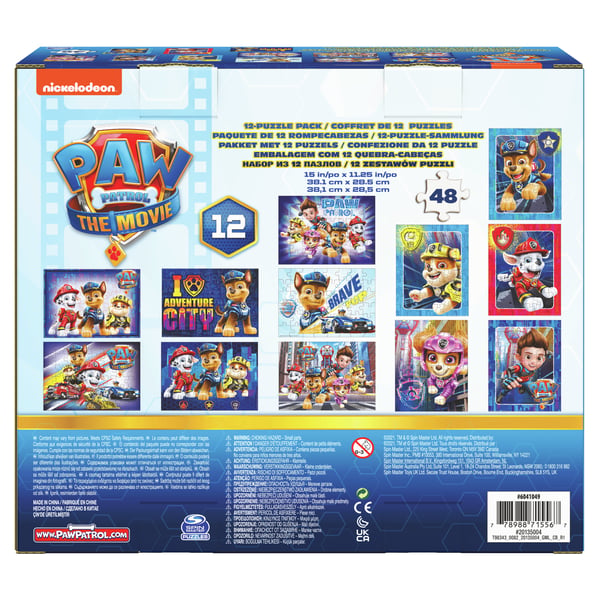 Games CGI KPZ PawP Kids 12Puzzle Pack GML Puslespil 180 stk Tegnefilm