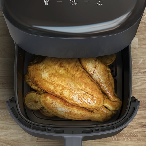 Tefal Easy Fry Max EY245B Enkelt 5 L Enkeltstående 1500 W Varmluftsteger Grå
