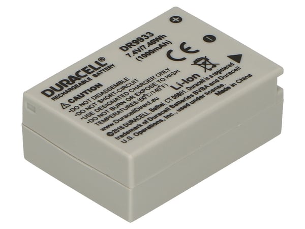 Duracell DR9933 batteri til kamera/videokamera Lithium-Ion (Li-Ion) 1050 mAh