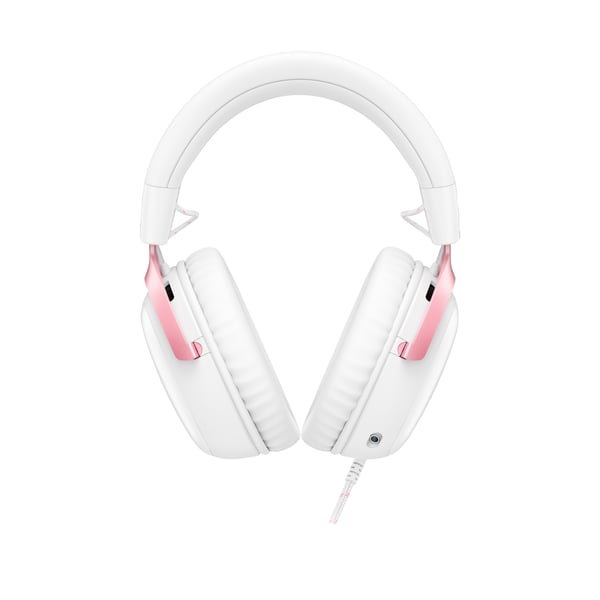HyperX Cloud III -pelikuulokkeet (valkoinen/vaaleanpunainen)
