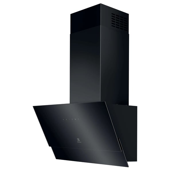 Electrolux Series 600 Hob2Hood 60 cm, Black Väggmonterad Svart 575 m³/h