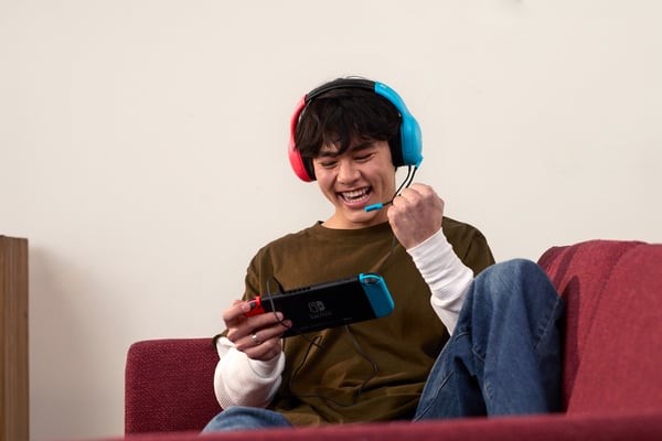 Turtle Beach Airlite Fit Headset Ledningsført Spil Sort, Blå, Rød