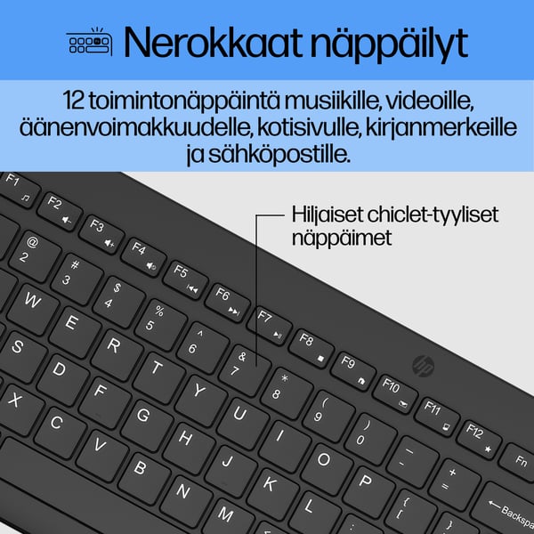 HP 330 langaton hiiri ja näppäimistö -yhdistelmä