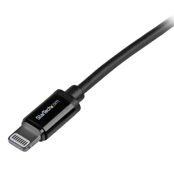 StarTech.com USB till Lightning-kabel - Apple MFi-certifierad - 1 m - Svart