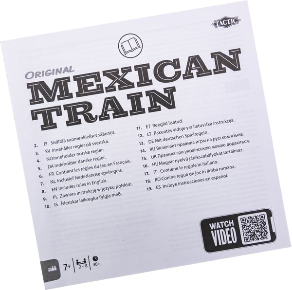 Domino Tactic Mexican Train
