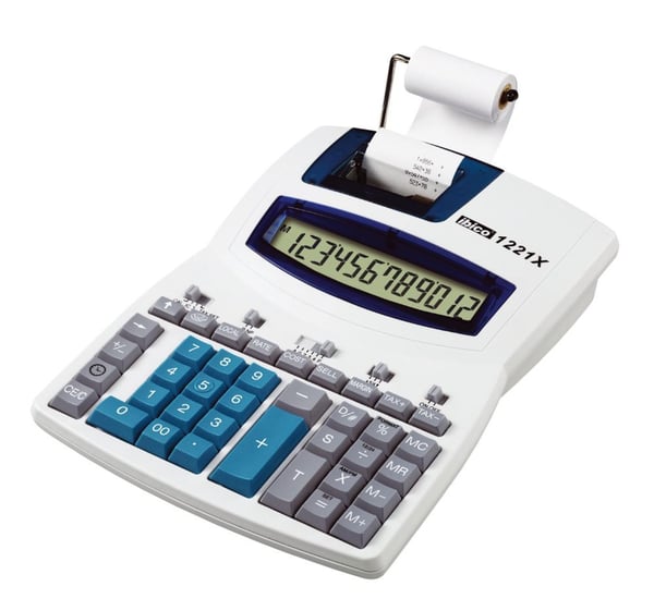 Rexel Printerräknare Ibico 1221X Semi-Professional 12-siffror Rexel Printerräknare Ibico 1221X Semi-Professional 12-siffror