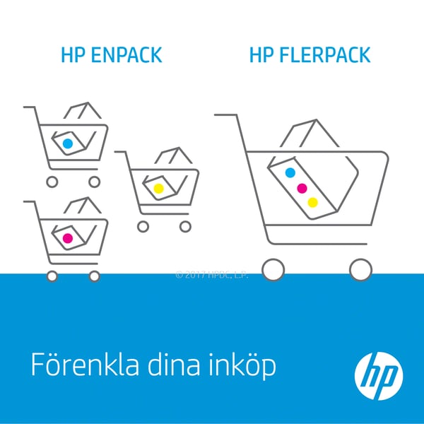 HP 903XL bläckpatroner 4 styck Original Hög (XL) avkastning Svart, Cyan, Magenta, Gul