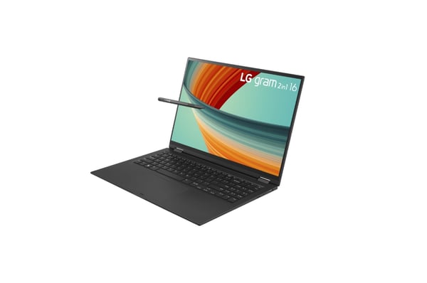 LG Gram 16T90R-G Intel® Core™ i7 i7-1360P Hybrid (2-i-1) 40,6 cm (16") Pekskärm WQXGA 16 GB LPDDR5-SDRAM 1 TB SSD Wi-Fi 6E (802.11ax) Windows 11 Pro Svart