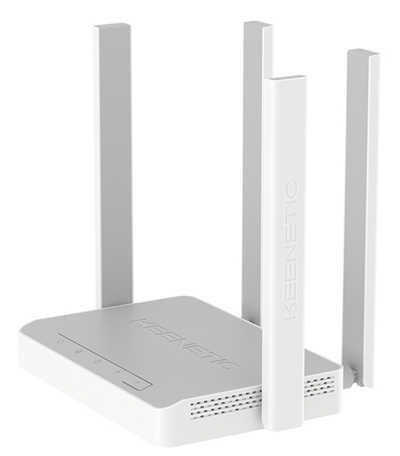 Keenetic Runner 4G (KN-2211) trådlös router Snabb Ethernet Singel-band (2,4 GHz) Grå, Vit