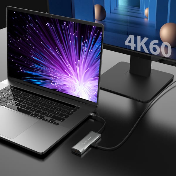j5create JCD393-N 4K60 Elite USB-C® 10Gbps mini dockningsstation