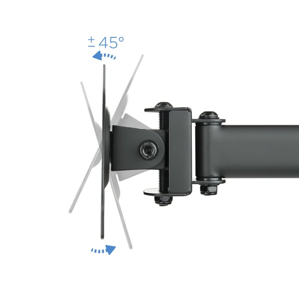 TooQ DB1327TN-B fäste och ställ till bildskärm 68,6 cm (27") Bord Svart