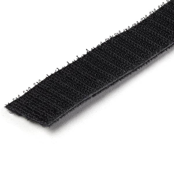 StarTech.com HKLP100 kabelsamler Krog og løkke kabelbinder Nylon Sort 1 stk
