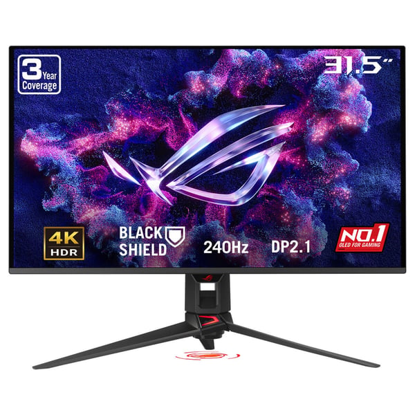 ASUS ROG Swift OLED PG32UCDM3 platta pc-skärmar 80 cm (31.5") 3840 x 2160 pixlar 4K Ultra HD QD-OLED Svart