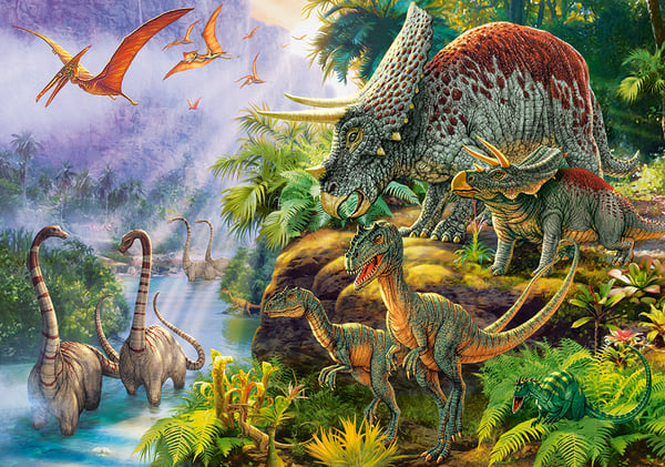 Castorland B-53643 puslespil 500 stk Dinosaurer