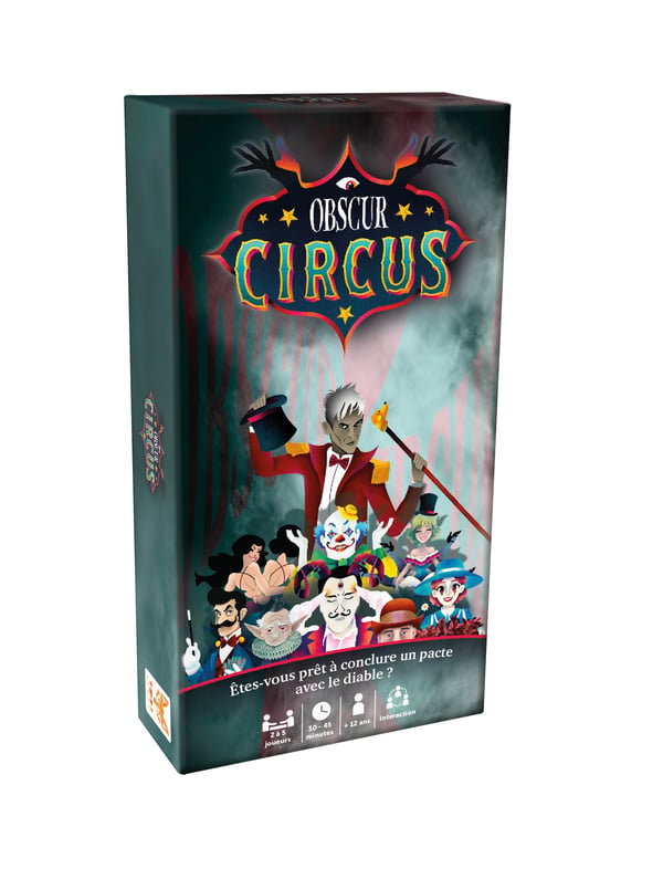 Topi Games OBC-228001 sällskapsspel Obscur Circus Kortspel