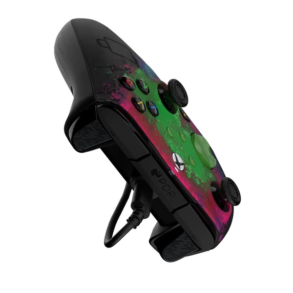 PDP REMATCH GLOW Advanced Svart, Grön, Röd USB Spelplatta Analog / Digital PC, Xbox One, Xbox Series S, Xbox Series X