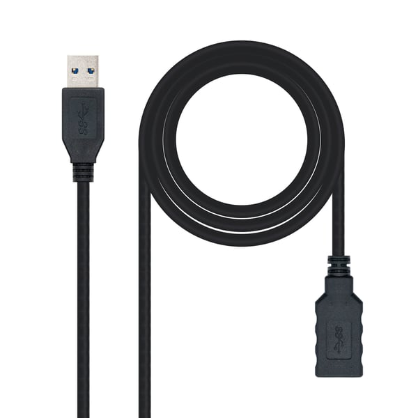 Nanocable 10.01.0903-BK USB-kabel USB 3.2 Gen 1 (3.1 Gen 1) 3 m USB A Sort
